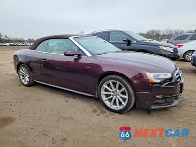 Czwarte zdjęcie samochodu z boku: 2015 AUDI A5 PREMIUM PLUS VIN:WAUMFAFH1FN001704 - miniatura