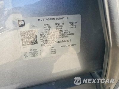 Zdjęcie 13 z 13 samochodu: 2022 CHEVROLET TAHOE K1500 Z71 VIN:1GNSKPKD5NR162034 - miniatura