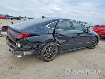 Trzecie zdjęcie samochodu z tyłu: 2023 HYUNDAI SONATA N LINE VIN:KMHL14JCXPA337012 - miniatura