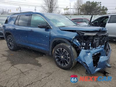 Czwarte zdjęcie samochodu z boku: 2025 CHEVROLET TRAVERSE LT VIN:1GNERGRS2SJ238770 - miniatura