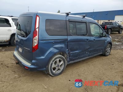 Trzecie zdjęcie samochodu z tyłu: 2019 FORD TRANSIT CONNECT TITANIUM VIN:NM0GE9G24K1405056 - miniatura