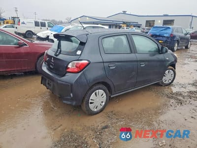 Trzecie zdjęcie samochodu z tyłu: 2024 MITSUBISHI MIRAGE ES VIN:ML32AUHJ7RH037963 - miniatura