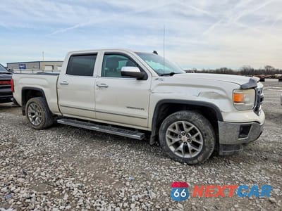 Czwarte zdjęcie samochodu z boku: 2015 GMC SIERRA K1500 SLT VIN:3GTU2VECXFG292921 - miniatura