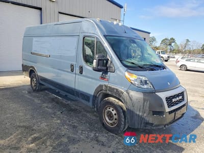 Czwarte zdjęcie samochodu z boku: 2021 RAM PROMASTER 3500 DELIVERY VAN VIN:3C6MRVJG7ME586359 - miniatura