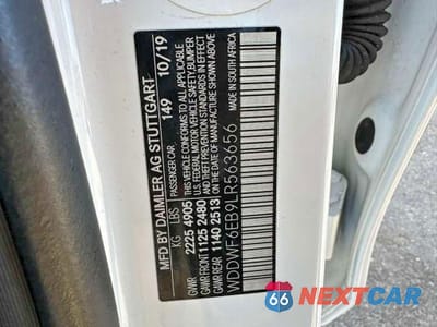 Zdjęcie 10 z 10 samochodu: 2020 MERCEDES-BENZ C 43 AMG VIN:WDDWF6EB9LR563656 - miniatura