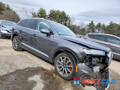 Czwarte zdjęcie samochodu z boku: 2018 AUDI Q7 PREMIUM PLUS VIN:WA1LAAF70JD033427 - miniatura