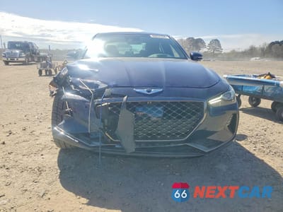 Piąte zdjęcie samochodu w środku: 2019 GENESIS G70 3.3T ADVANCED VIN:KMTG34LE3KU021085 - miniatura