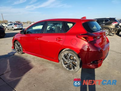 Drugie zdjęcie samochodu z przodu: 2017 TOYOTA COROLLA IM BASE VIN:JTNKARJE5HJ534245 - miniatura