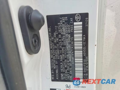 Zdjęcie 13 z 13 samochodu: 2012 TOYOTA CAMRY LE VIN:4T4BF1FK7CR236715 - miniatura