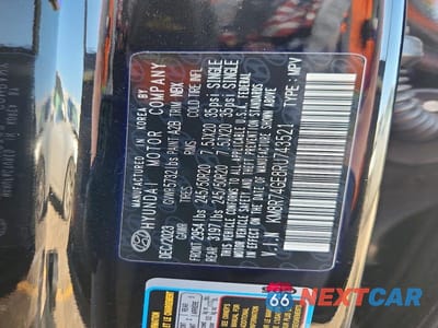 Zdjęcie 14 z 14 samochodu: 2024 HYUNDAI PALISADE CALLIGRAPHY VIN:KM8R74GE8RU743521 - miniatura
