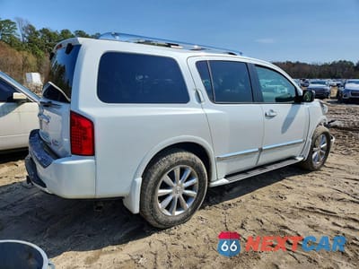 Trzecie zdjęcie samochodu z tyłu: 2008 INFINITI QX56 BASE VIN:5N3AA08C28N904689 - miniatura