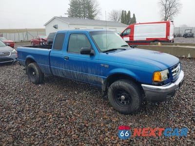 Czwarte zdjęcie samochodu z boku: 2002 FORD RANGER SUPER CAB VIN:1FTYR14U82TA05962 - miniatura