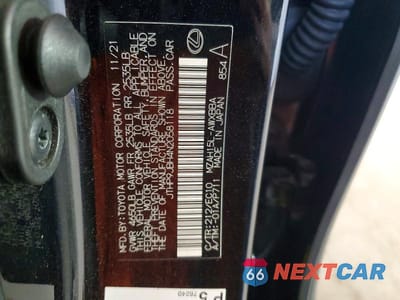 Zdjęcie 13 z 13 samochodu: 2022 LEXUS UX 250H BASE VIN:JTHP9JBH4N2058118 - miniatura