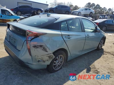 Trzecie zdjęcie samochodu z tyłu: 2017 TOYOTA PRIUS FOUR VIN:JTDKARFU4H3036045 - miniatura