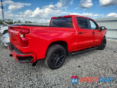 Trzecie zdjęcie samochodu z tyłu: 2025 CHEVROLET SILVERADO C1500 CUSTOM VIN:1GCPABEK5SZ206852 - miniatura