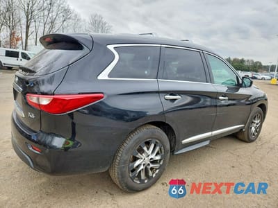 Trzecie zdjęcie samochodu z tyłu: 2013 INFINITI JX35 BASE VIN:5N1AL0MM2DC345846 - miniatura