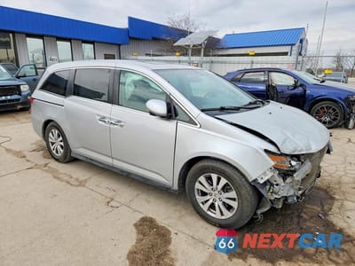 Czwarte zdjęcie samochodu z boku: 2015 HONDA ODYSSEY EXL VIN:5FNRL5H61FB071268 - miniatura