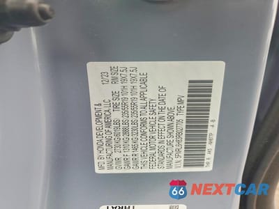 Zdjęcie 13 z 13 samochodu: 2024 HONDA ODYSSEY TOURING VIN:5FNRL6H83RB027705 - miniatura
