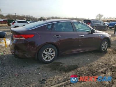 Trzecie zdjęcie samochodu z tyłu: 2018 KIA OPTIMA LX VIN:5XXGT4L30JG186321 - miniatura