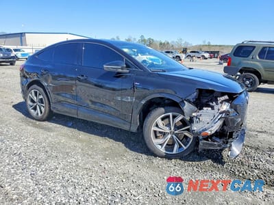 Czwarte zdjęcie samochodu z boku: 2024 AUDI Q4 E-TRON SPORTBACK PRESTIGE VIN:WA142BFZ3RP012977 - miniatura