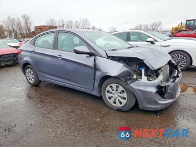Czwarte zdjęcie samochodu z boku: 2017 HYUNDAI ACCENT SE VIN:KMHCT4AE6HU308196 - miniatura