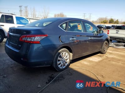 Trzecie zdjęcie samochodu z tyłu: 2014 NISSAN SENTRA S VIN:1N4AB7AP6EN855692 - miniatura