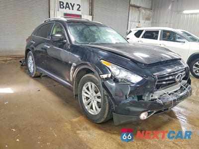 Czwarte zdjęcie samochodu z boku: 2014 INFINITI QX70 BASE VIN:JN8CS1MW6EM410964 - miniatura