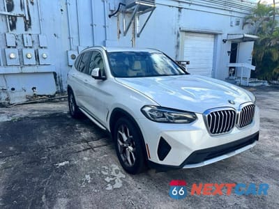 2022 BMW X3 XDRIVE3 WHITE 5UX53DP03N9L09988 - główne zdjęcie licytacji z USA - miniatura