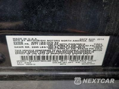 Zdjęcie 13 z 13 samochodu: 2015 MITS OUTLANDER SPORT VIN:4A4AP3AU7FE005185 - miniatura