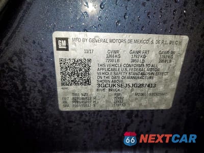 Zdjęcie 13 z 13 samochodu: 2018 CHEVROLET SILVERADO K1500 LTZ VIN:3GCUKSEJ5JG237413 - miniatura