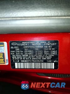 Zdjęcie 13 z 13 samochodu: 2022 GENESIS GV70 3.5T SPORT VIN:KMUMCDTC7NU036254 - miniatura