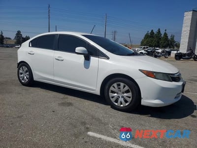 Czwarte zdjęcie samochodu z boku: 2012 HONDA CIVIC LX VIN:2HGFB2F57CH577466 - miniatura