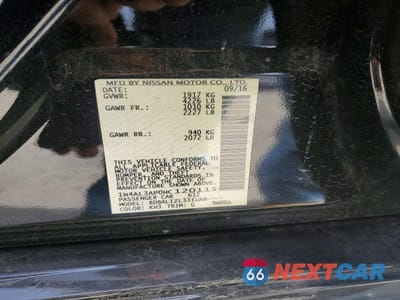 Zdjęcie 12 z 12 samochodu: 2017 NISSAN ALTIMA 2.5 SV VIN:1N4AL3AP0HC120115 - miniatura