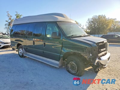 Czwarte zdjęcie samochodu z boku: 2008 FORD ECONOLINE E350 SUPER DUTY WAGON VIN:1FBSS31L68DB43959 - miniatura
