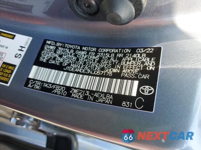 Zdjęcie 12 z 12 samochodu: 2022 TOYOTA COROLLA HYBRID LE VIN:JTDEAMDE3NJ057178 - miniatura