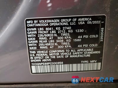 Zdjęcie 13 z 13 samochodu: 2023 VOLKSWAGEN ID.4 PRO S VIN:1V2GNPE88PC000956 - miniatura