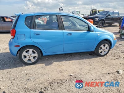 Trzecie zdjęcie samochodu z tyłu: 2006 CHEV AVEO VIN:KL1TG66676B651587 - miniatura