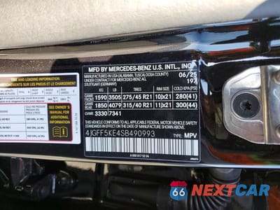 Zdjęcie 14 z 14 samochodu: 2025 MERCEDES-BENZ GLS 450 4MATIC VIN:4JGFF5KE4SB490993 - miniatura