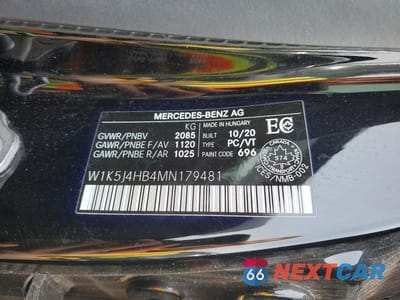 Zdjęcie 12 z 12 samochodu: 2021 MERCEDES-BENZ CLA 250 4MATIC VIN:W1K5J4HB4MN179481 - miniatura