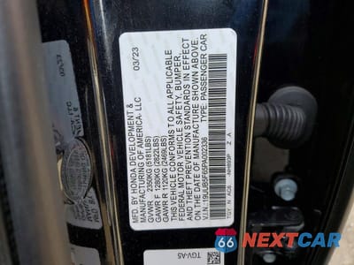 Zdjęcie 13 z 13 samochodu: 2023 ACURA TLX A-SPEC VIN:19UUB6F55PA002334 - miniatura