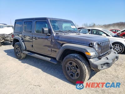 Czwarte zdjęcie samochodu z boku: 2023 JEEP WRANGLER SPORT VIN:1C4HJXDG5PW510562 - miniatura