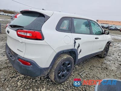 Trzecie zdjęcie samochodu z tyłu: 2014 JEEP CHEROKEE SPORT VIN:1C4PJLAB4EW104637 - miniatura