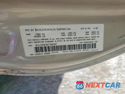 Zdjęcie 12 z 12 samochodu: 2006 CHRYSLER PT CRUISER TOURING VIN:3C3JY55E06T290397 - miniatura