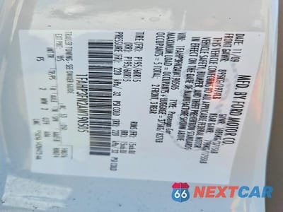 Zdjęcie 12 z 12 samochodu: 2010 FORD FOCUS SE VIN:1FAHP3FN2AW190505 - miniatura