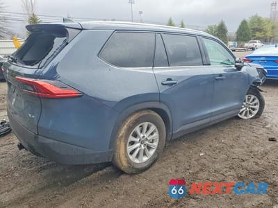 Trzecie zdjęcie samochodu z tyłu: 2024 TOYOTA GRAND HIGHLANDER HYBRID XLE VIN:5TDACAB54RS025911 - miniatura