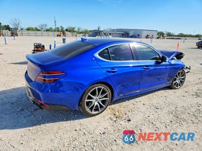 Trzecie zdjęcie samochodu z tyłu: 2022 GENESIS G70 2.0T VIN:KMTG34TA8NU086676 - miniatura
