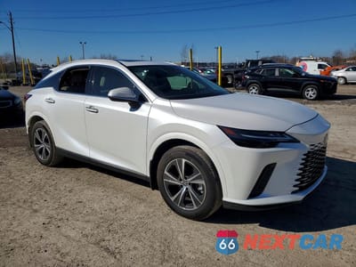 Czwarte zdjęcie samochodu z boku: 2024 LEXUS RX 350 BASE VIN:2T2BAMCA2RC082703 - miniatura