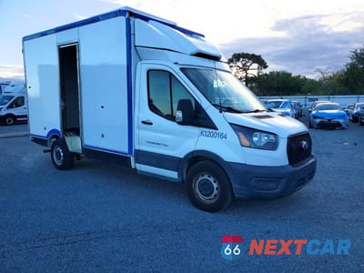 Czwarte zdjęcie samochodu z boku: 2020 FORD TRANSIT DELIVERY TRUCK VIN:1FDBW5Z88LKB24941 - miniatura