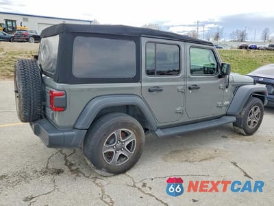 Trzecie zdjęcie samochodu z tyłu: 2019 JEEP WRANGLER UNLIMITED VIN:1C4HJXDN0KW533755 - miniatura