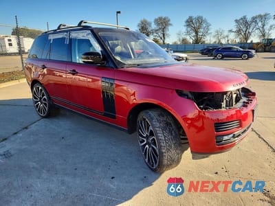 Czwarte zdjęcie samochodu z boku: 2017 LAND ROVER RANGE ROVER SUPERCHARGED VIN:SALGS2FE2HA320426 - miniatura
